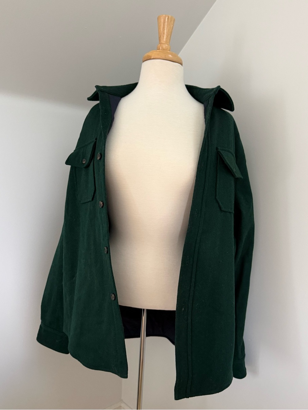 NWOT Brandy Melville Carson Green Jacket